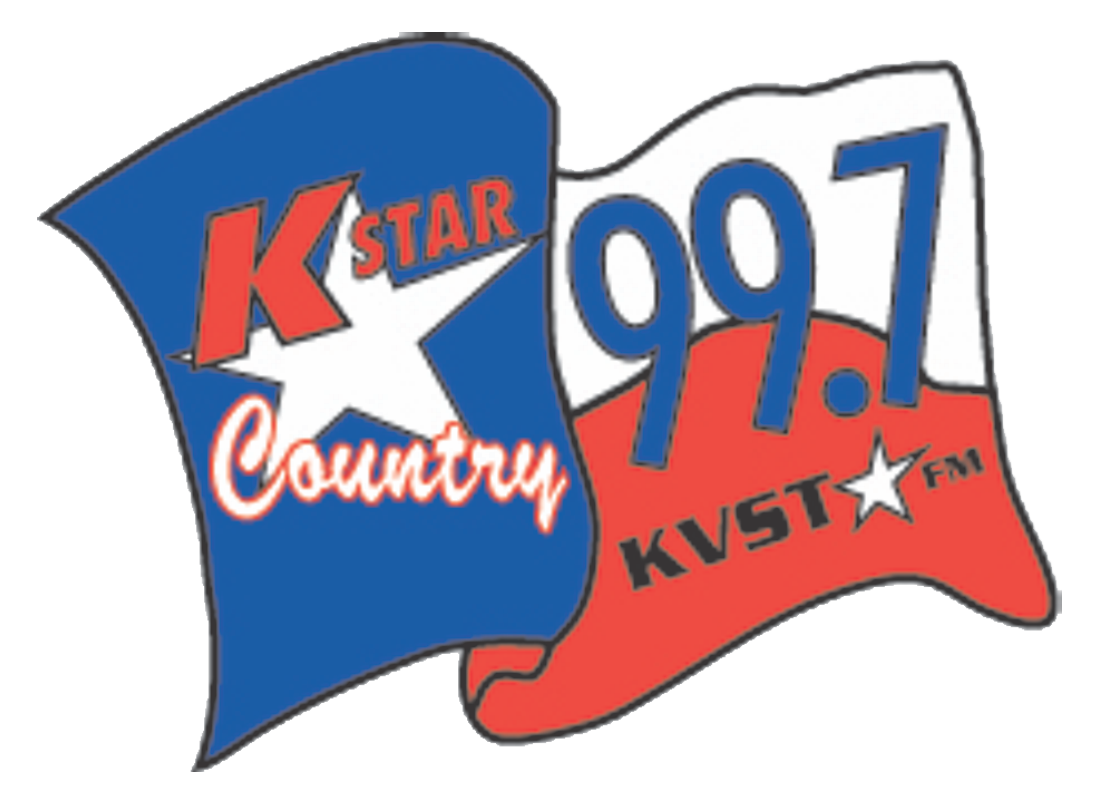 This is the logo for KSTAR 99.7FM on the radio dial, as I am advertising on this station